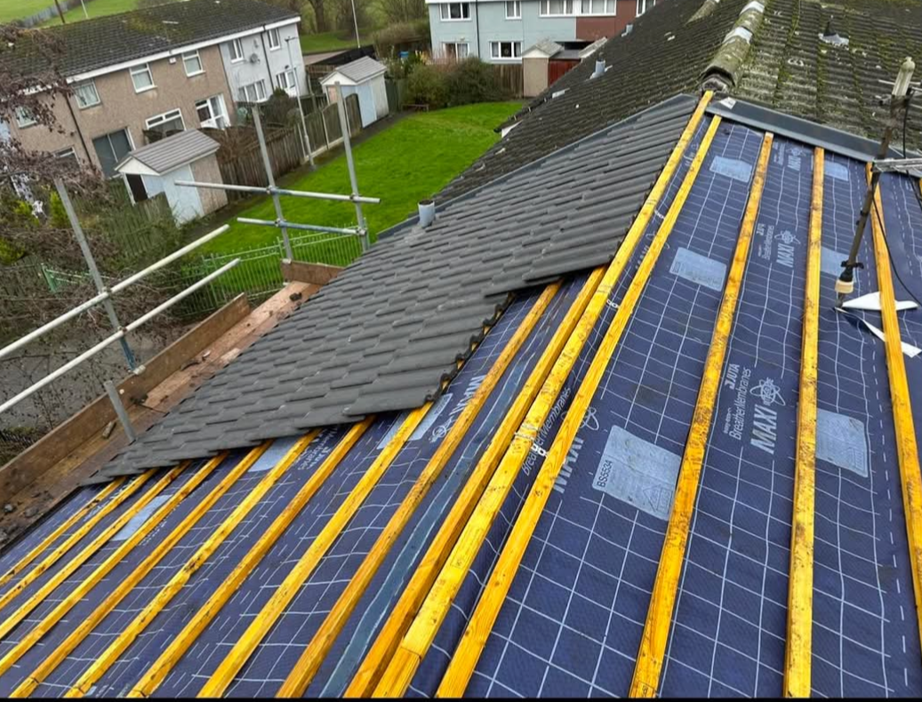 Hessle Roofing project in progress